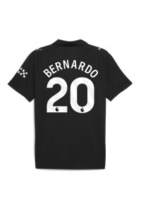Manchester City Bernardo Silva #20 Jalkapallovaatteet Vieraspaita 2025-26 Lyhythihainen